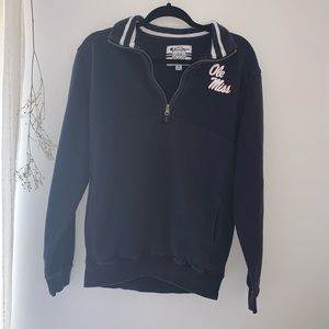 Champion Navy Pullover Sweater | Medium